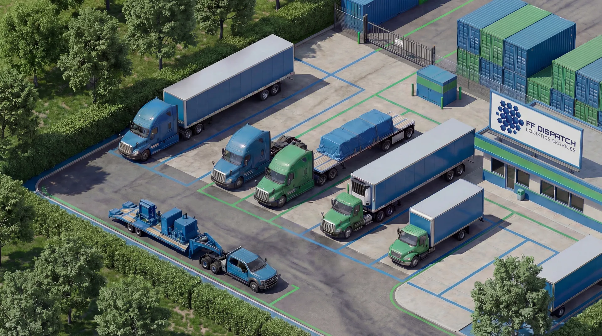 FF Dispatch truck yard